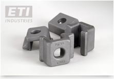 Clamping plates for track construction, drop-forged or rolled